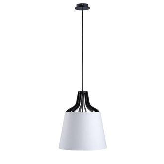 Netlighting Ivo Dome Pendant Ceiling Light White 38cm 1x E27