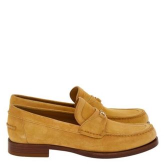 Ferragamo Duke Ornament Suede Loafers, Size 9 EE