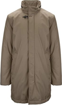 Fay Heren ritsjas met drukknoop- haak - Heren - Mantel - Beige - XL - Polyester - Jassen