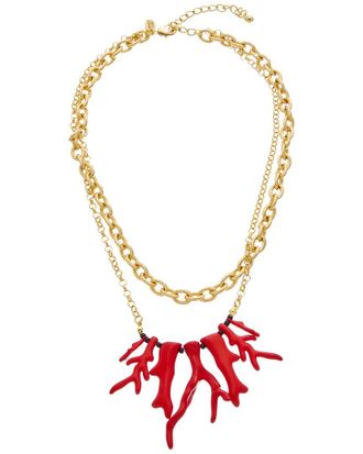 Kenneth Jay Lane Plated Layer Necklace