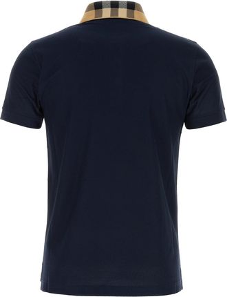 Burberry Mens Cody Polo Shirt Navy Cotton