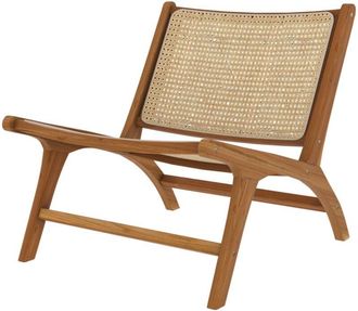 Rendez-Vous D&eacute;co Sill&oacute;n de teca y rat&aacute;n natural - Kilka