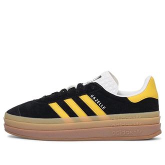 adidas (WMNS) adidas Gazelle Bold Black Bold Gold IE0422