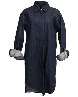 Loewe Chain-Trimmed Shirt, Size Fr, 34 (Authentic Pre-Loved)