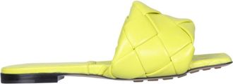 Bottega Veneta Green Slip On Flats