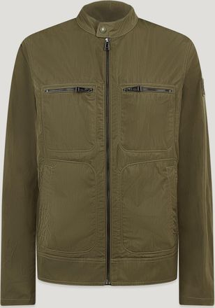Belstaff Variator Jacket Mens Ripple Shell True Olive Size M