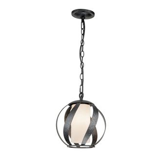 Netlighting Quoizel Blacksmith Spherical Pendant Ceiling Light Old Black IP44