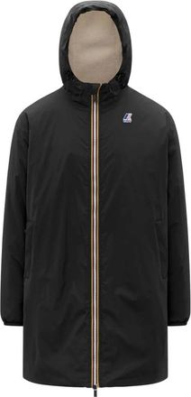 K-Way Orsetto Trenchcoat 4.0 - Heren - Regenjassen - Zwart - 3XL - Nylon - Jassen