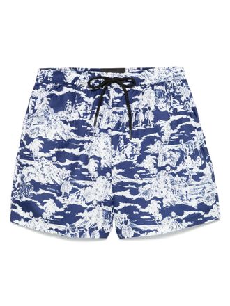 Mauna Kea Hawaiian board shorts - men - Polyester - M - Blue