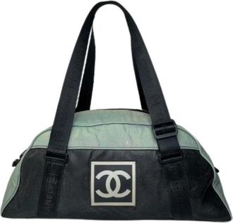 Chanel Pre-owned Vintage Weekendtas - Dames - Vintage Weekendtas - Veelkleurig - ONE Size - Polyester - Vintage