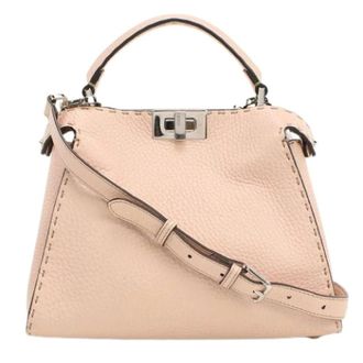 Fendi Pre-owned Vintage Handbag - Dames - Pre-owned - Roze - Maat: ONE Size Leer