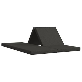 vidaXL Sof&aacute; Cama Plegable 140 X 67 X 45 Cm Gris Oscuro Vidaxl