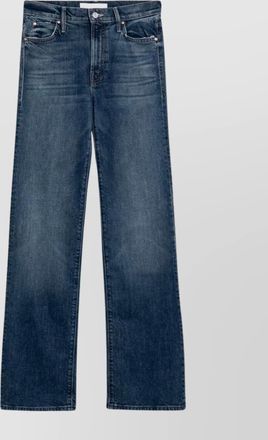 Mother kick it belt loops contrast stitching