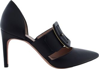 Bally Jessye 85 Buckle Leather Pumps
