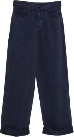 Emporio Armani Wide Jeans - Dames - Loose Fit Jeans - Blauw - W29 - Denim - Jeans