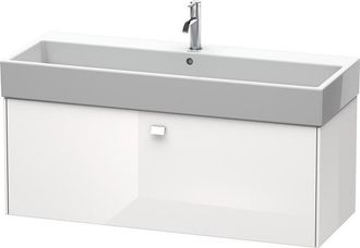 Duravit Duravit Brioso Neceser De Pared, 1 Extra&iacute;ble, 118,4 X 45,9 Cm, Para Vero Air 235012, Color (frente/cuerpo): Azul Claro Decoraci&oacute;n Mate, Mango Azul Cla