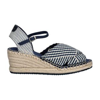 GANT Luliza Wedge Sandaal - Dames - Sleehakken - Blauw - 40 EU - Leer - Schoenen