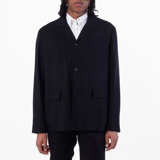 Burberry Loose Fit Wool Tailored Jacket, Brand Size 50 ( US Size 40 )