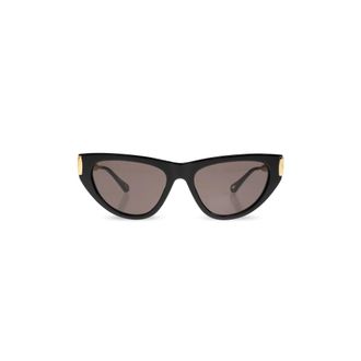 Chlo&eacute; Sunglasses, female, Black, Size: 54 MM Cat-eye Sunglasses