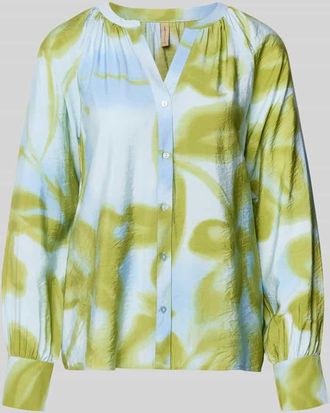 Soyaconcept Regular Fit Bluse mit V-Ausschnitt Modell CATE 2 in Hellblau, Gr&ouml;&szlig;e XXL