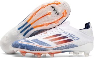 Generic Fashion Mens and Womens Low-top Teenagers Long Broken Nails Grass Sports Football Shoes, Spikes --- White and Blue, 5.5 UK