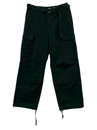 sacai x Carhartt WIP belted cargo pants - Green