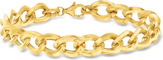 Ross-Simons Italian 18kt Yellow Gold Curb-Link Bracelet