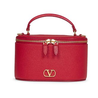 Valentino Garavani Mini Vanity Bag VLogo Signature - - Bags - Donna - Rosso - ONE SIZE