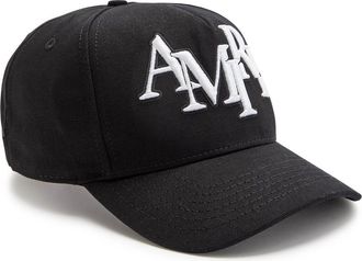 Amiri Logo-embroidered Canvas cap - Black - One Size