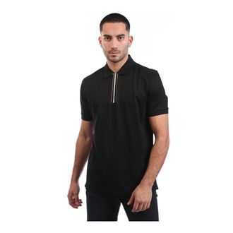 HUGO BOSS Heren H-Paras 65 Poloshirt (Zwart)