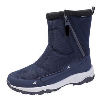 Generic Winter Boots For Men Uk, Winter Outdoor Fleece Warm Boots Anti-Slip Waterproof Comfortable Boot Short Calf Ankle Boot With Zip Lightweight Warm Lined 