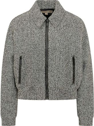 Michael Kors Katoenen Blend Tweed Jas - Dames - Blazers - Veelkleurig - M - Katoen - Jassen