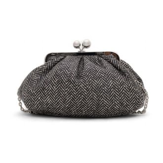 Max Mara Clutches, female, Gray, Size: ONE SIZE Rubens Pasticcino Bag