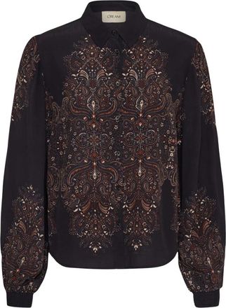 Cream CRJosia Blouse - Dames - Blouses - Zwart - 2XL - Overhemden