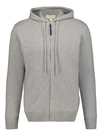 120% Lino zipper knitted jacket - men - Wool/Cashmere - L - Grey