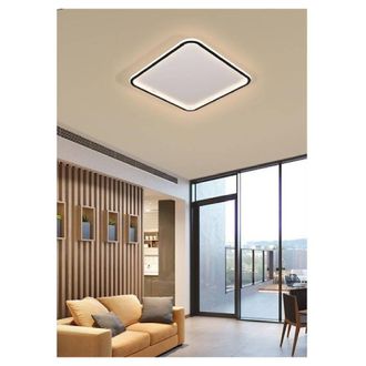 Trade Shop Trade Shop Traesio - Trade Shop - Plafoniera A Led Moderna Da Soffitto Quadrata 50w Luce Fredda Naturale Calda C12