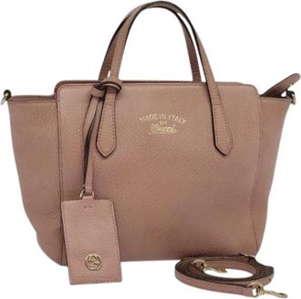 Gucci Pre-owned Handbags, female, Pink, Size: ONE SIZE Pre-owned Vintage Handbag