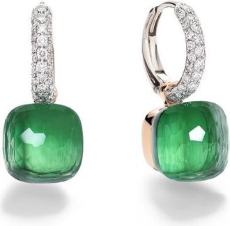 POMELLATO Nudo Doublet Earrings in Prasiolite/Green Agate at Nordstrom