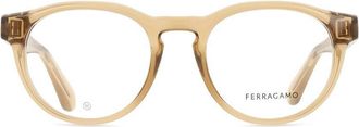 Ferragamo Demo Oval Unisex Eyeglasses SF2987E 278 50