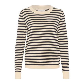 Part Two Jersey de punto de algod&oacute;n a rayas - Knitwear - Mujer - Multicolor - S