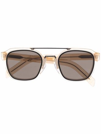 Prada tinted pilot-frame sunglasses - Yellow