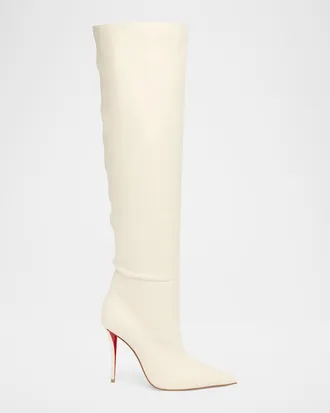 Christian Louboutin 100mm Zependris Leather Boots