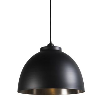 QAZQA Light & Living - L&aacute;mpara Colgante - Kylie - Negro - Metal - &Oslash;