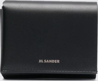 Jil Sander Origami Tri-Fold Calfskin Leather Wallet