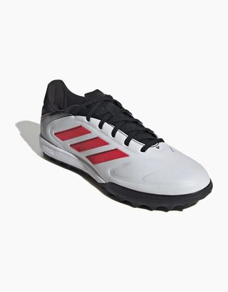 adidas Mens Copa Pure 3 Lace Up Low Top Sneakers - White/Red - Size: 11.5