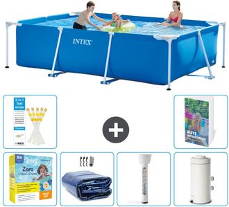 Intex Piscina Con Estructura Rectangular - 300x200x75 Cm - 7-piezas S10
