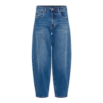 MY ESSENTIAL WARDROBE BalooMW 144 High Barrel - Dames - Jeans - Blauw - Maat: W35 L28 Katoen