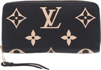 Louis Vuitton Empreinte Beige Bicolor Black Monogram Empreinte Coin Purse/Coin Case (Pre-Owned)