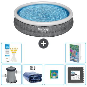 Bestway Piscina Bestway Fast Set Redonda - 366x76 Cm - 7-piezas S177