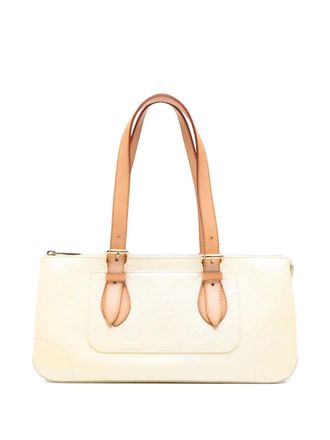 Louis Vuitton 2008 Rosewood Avenue handbag - women - Patent Leather/Leather/Cotton - One Size - Neutrals